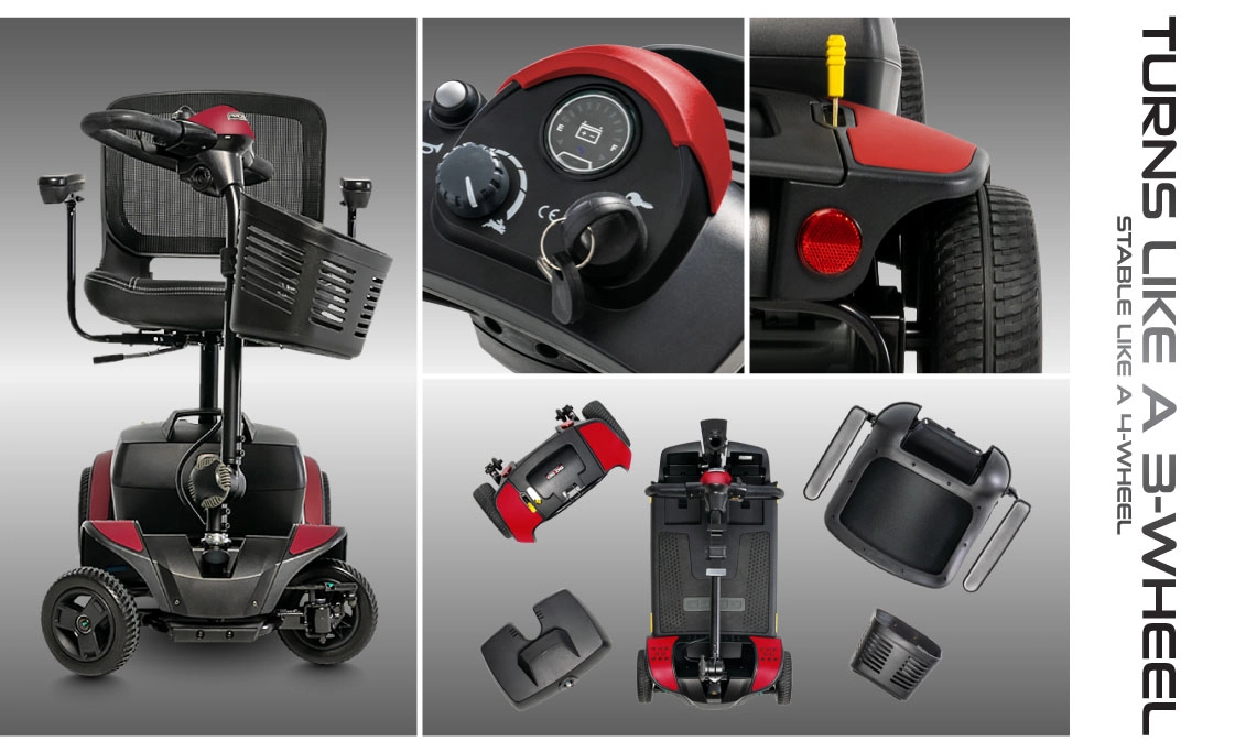 Pride Go Go Elite Traveller 2 4 Wheel Mobility Scooter - Image 10