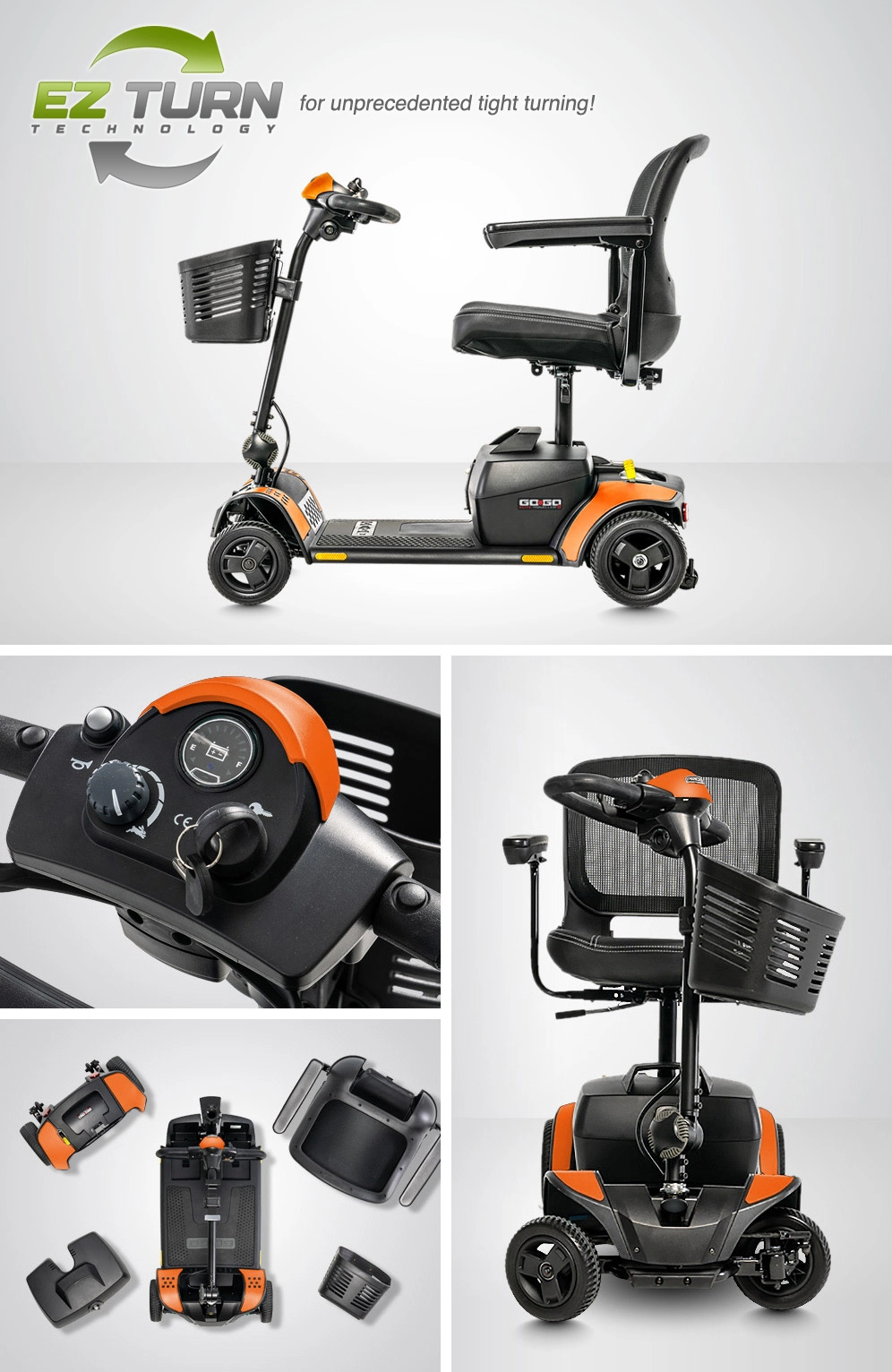 Pride Go Go Elite Traveller 2 4 Wheel Mobility Scooter - Image 9