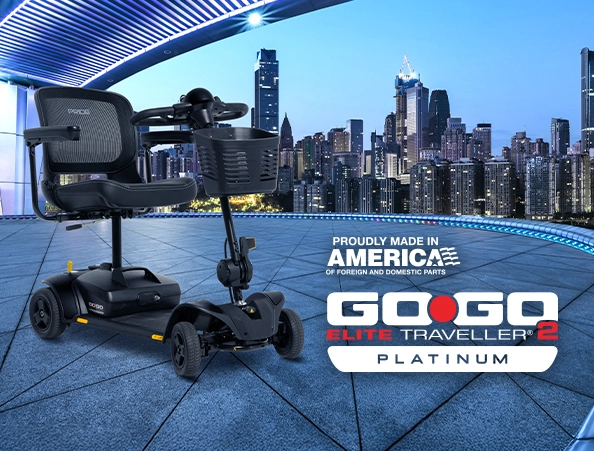 Pride Go Go Elite Traveller 2 Platinum Mobility Scooter - Image 10