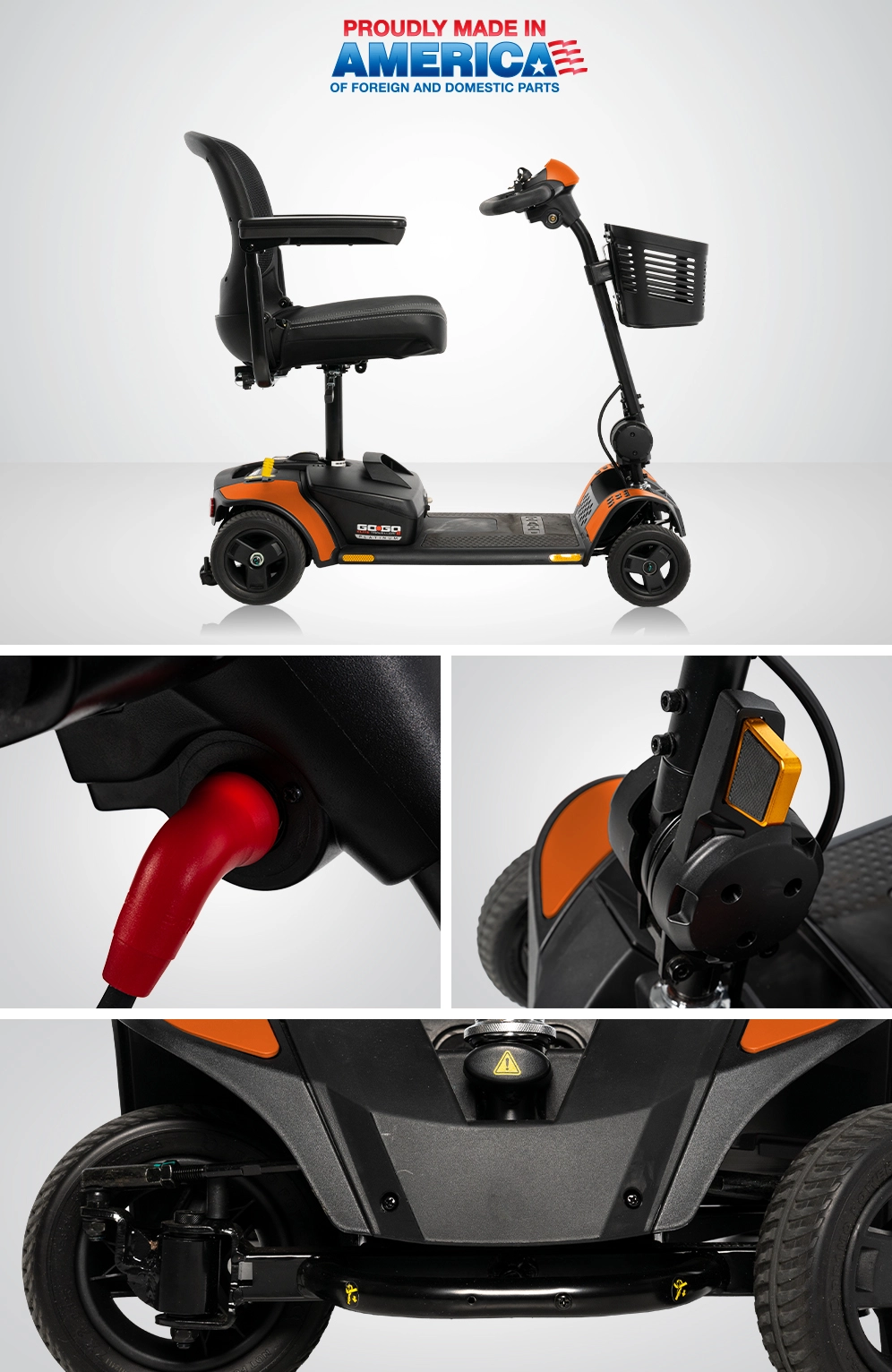 Pride Go Go Elite Traveller 2 Platinum Mobility Scooter - Image 8