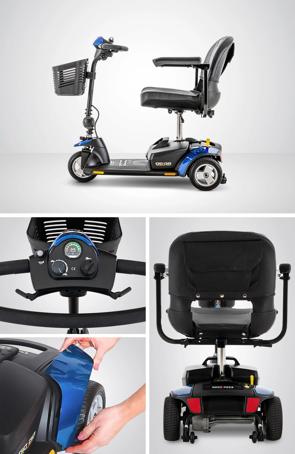 Pride Go Go Elite Traveller 3 Wheel Mobility Scooter - Image 7