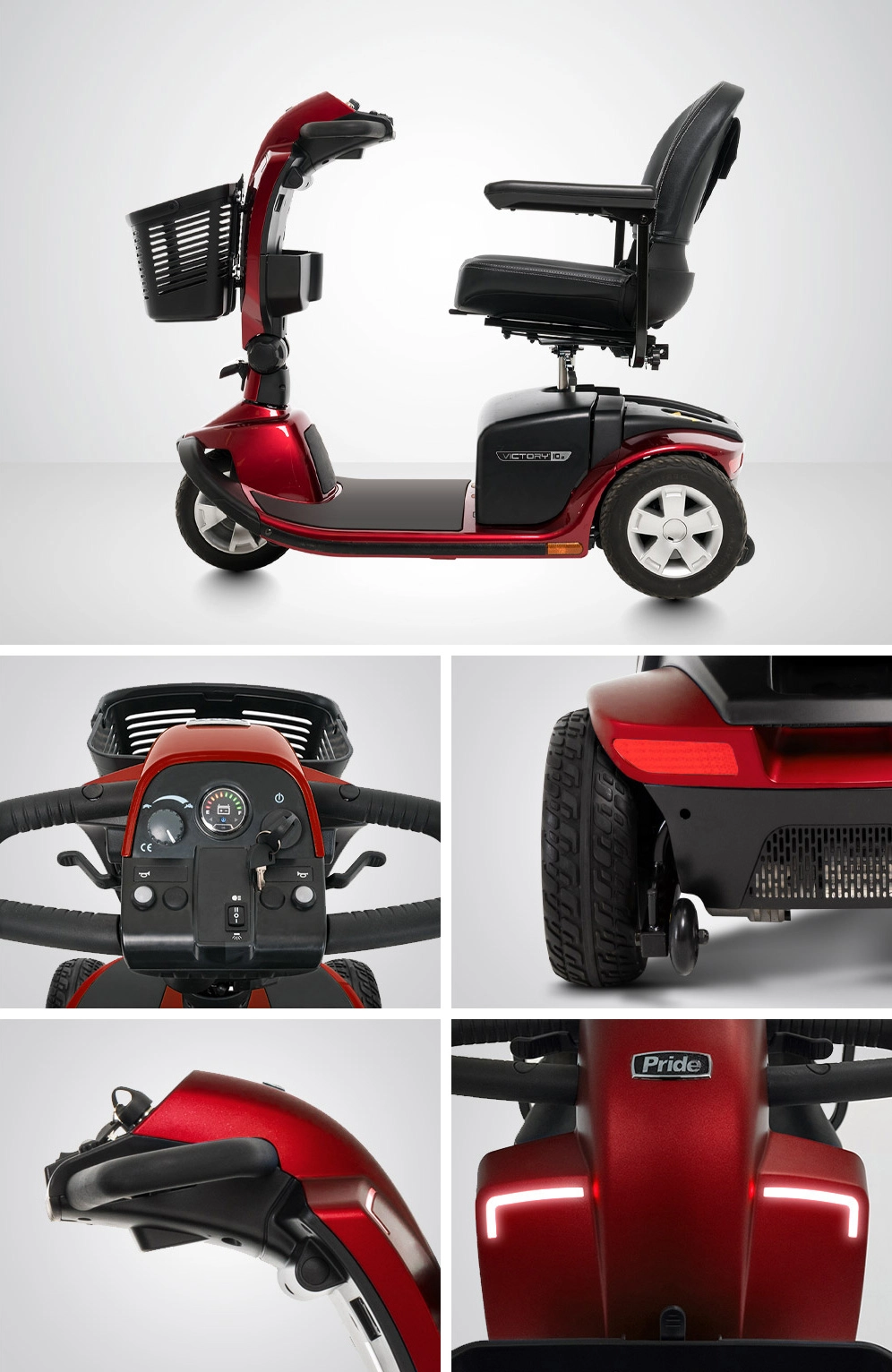 Pride Victory 10.2 3 Wheel Mobility Scooter - Image 5