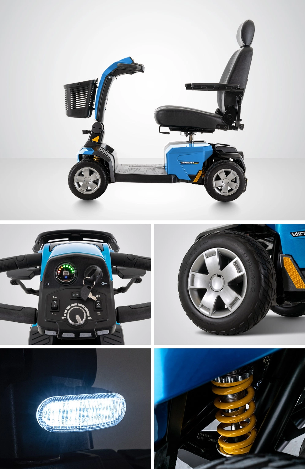 Pride Victory LX 4 Wheel Mobility Scooter - Image 10